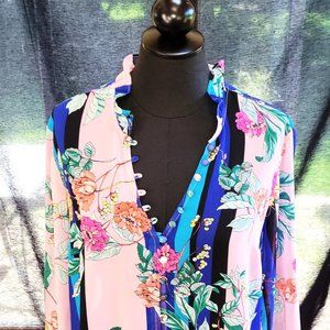 Express Portofino Floral Blouse